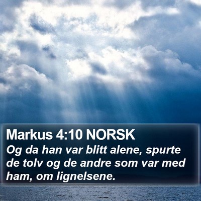 Markus 4:10 NORSK Bible Verse Image