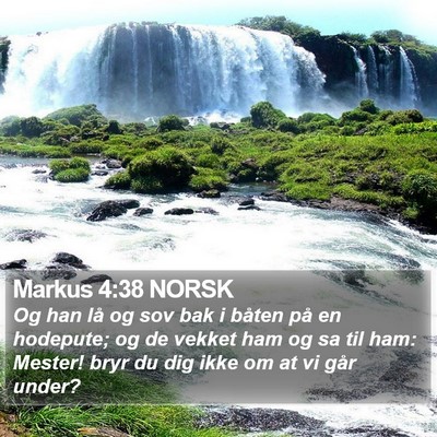 Markus 4:38 NORSK Bible Verse Image