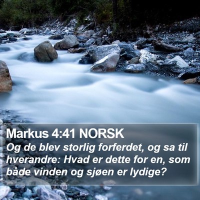 Markus 4:41 NORSK Bible Verse Image