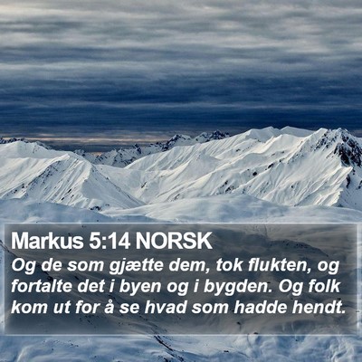 Markus 5:14 NORSK Bible Verse Image