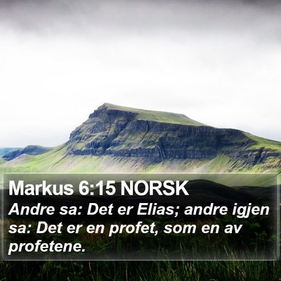 Markus 6:15 NORSK Bible Verse Image