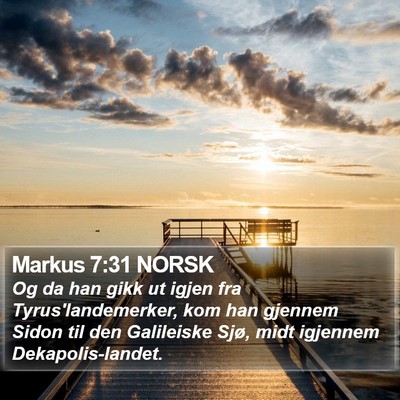 Markus 7:31 NORSK Bible Verse Image