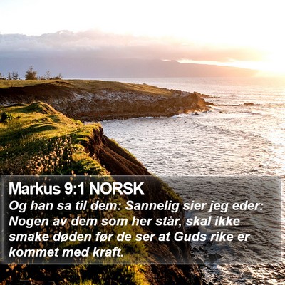 Markus 9:1 NORSK Bible Verse Image