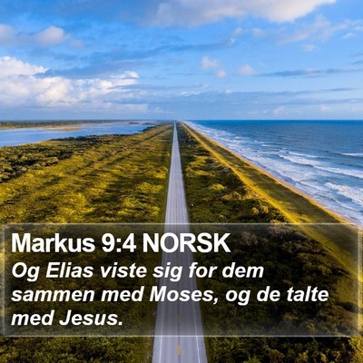 Markus 9:4 NORSK Bible Verse Image
