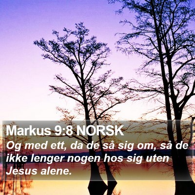 Markus 9:8 NORSK Bible Verse Image