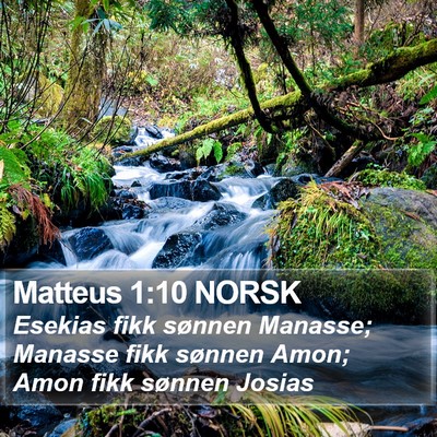Matteus 1:10 NORSK Bible Verse Image