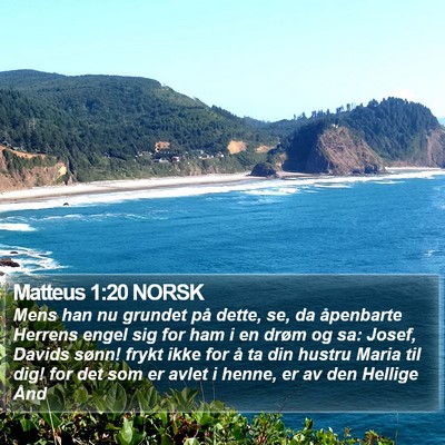 Matteus 1:20 NORSK Bible Verse Image