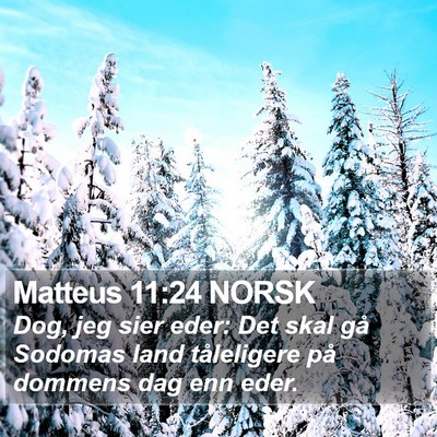 Matteus 11:24 NORSK Bible Verse Image