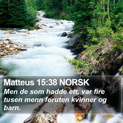 Matteus 15:38 NORSK Bible Verse Image