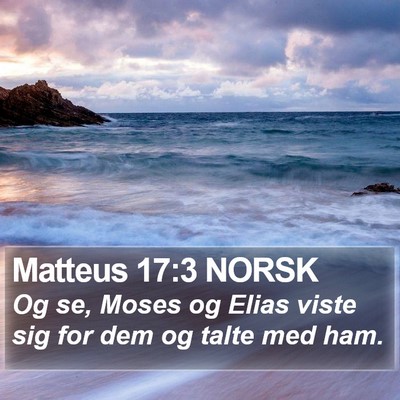 Matteus 17:3 NORSK Bible Verse Image
