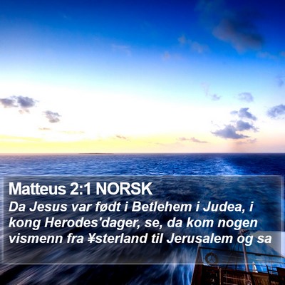 Matteus 2:1 NORSK Bible Verse Image