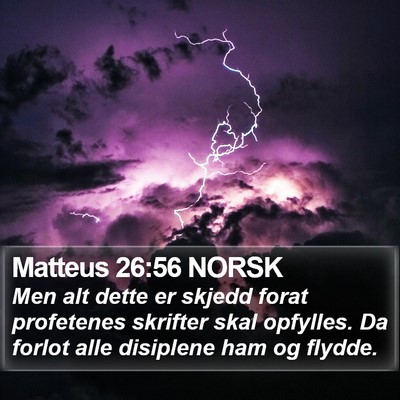 Matteus 26:56 NORSK Bible Verse Image