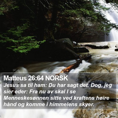 Matteus 26:64 NORSK Bible Verse Image