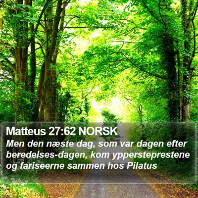 Matteus 27:62 NORSK Bible Verse Image