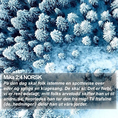 Mika 2:4 NORSK Bible Verse Image