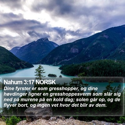 Nahum 3:17 NORSK Bible Verse Image