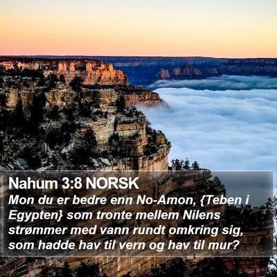 Nahum 3:8 NORSK Bible Verse Image