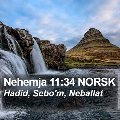 Nehemja 11:34 NORSK Bible Verse Image