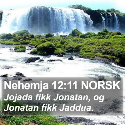 Nehemja 12:11 NORSK Bible Verse Image