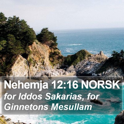 Nehemja 12:16 NORSK Bible Verse Image