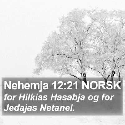 Nehemja 12:21 NORSK Bible Verse Image