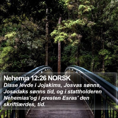 Nehemja 12:26 NORSK Bible Verse Image