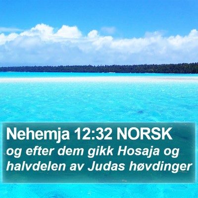Nehemja 12:32 NORSK Bible Verse Image