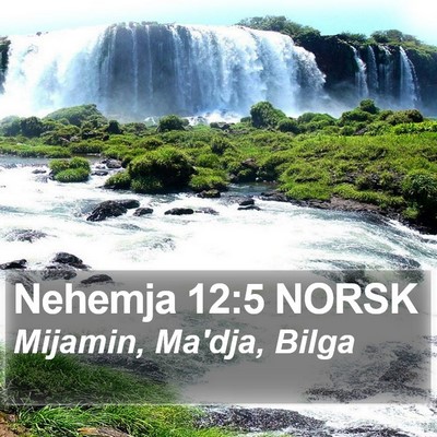 Nehemja 12:5 NORSK Bible Verse Image