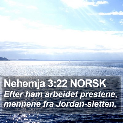 Nehemja 3:22 NORSK Bible Verse Image