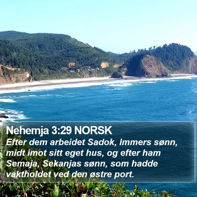 Nehemja 3:29 NORSK Bible Verse Image