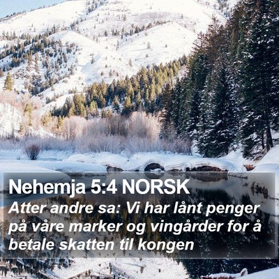 Nehemja 5:4 NORSK Bible Verse Image