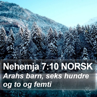 Nehemja 7:10 NORSK Bible Verse Image