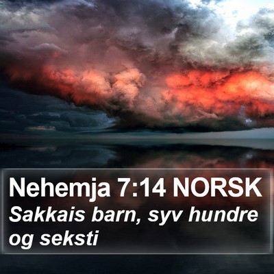 Nehemja 7:14 NORSK Bible Verse Image