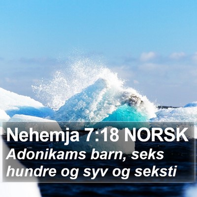 Nehemja 7:18 NORSK Bible Verse Image