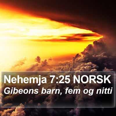 Nehemja 7:25 NORSK Bible Verse Image