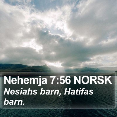 Nehemja 7:56 NORSK Bible Verse Image