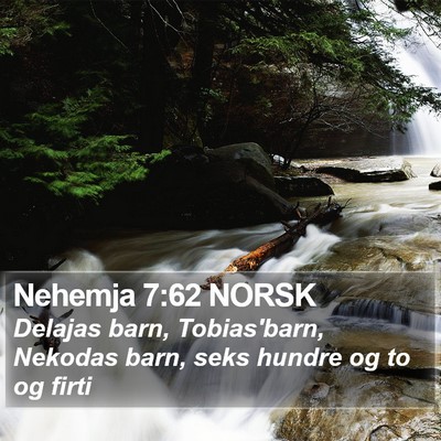 Nehemja 7:62 NORSK Bible Verse Image