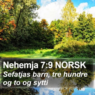 Nehemja 7:9 NORSK Bible Verse Image