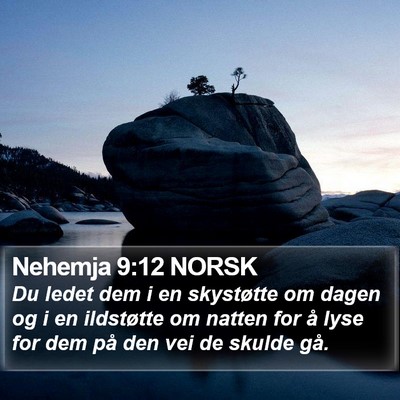 Nehemja 9:12 NORSK Bible Verse Image