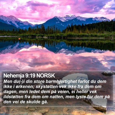 Nehemja 9:19 NORSK Bible Verse Image