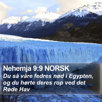 Nehemja 9:9 NORSK Bible Verse Image