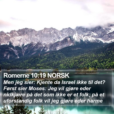Romerne 10:19 NORSK Bible Verse Image