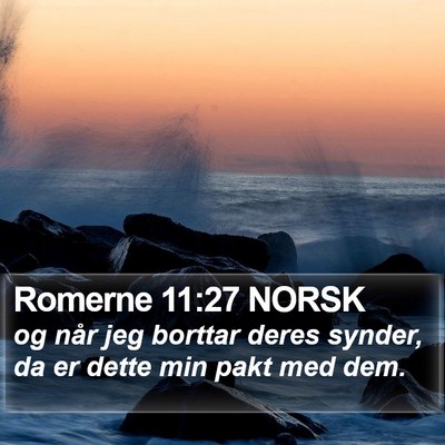 Romerne 11:27 NORSK Bible Verse Image