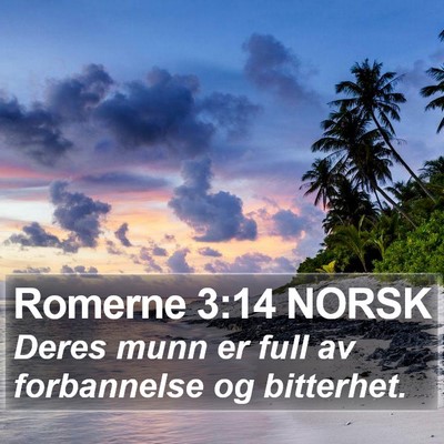 Romerne 3:14 NORSK Bible Verse Image