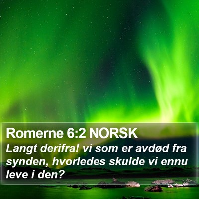 Romerne 6:2 NORSK Bible Verse Image