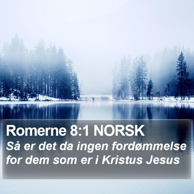 Romerne 8:1 NORSK Bible Verse Image