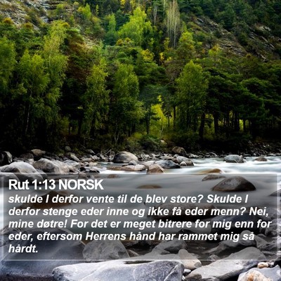 Rut 1:13 NORSK Bible Verse Image