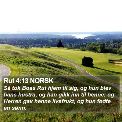Rut 4:13 NORSK Bible Verse Image