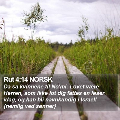 Rut 4:14 NORSK Bible Verse Image