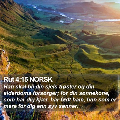 Rut 4:15 NORSK Bible Verse Image